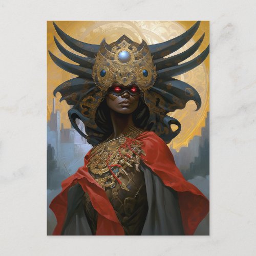 Queen Goddess Fantasy Art Postcard