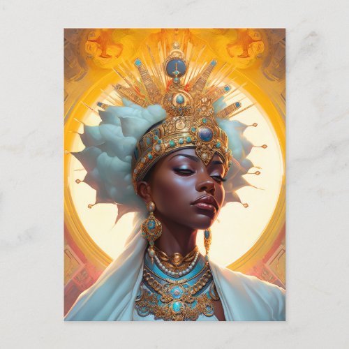 Queen Goddess Fantasy Art Postcard