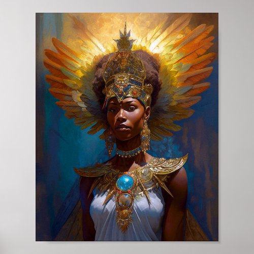 Queen Goddess Fantasy Art Poster