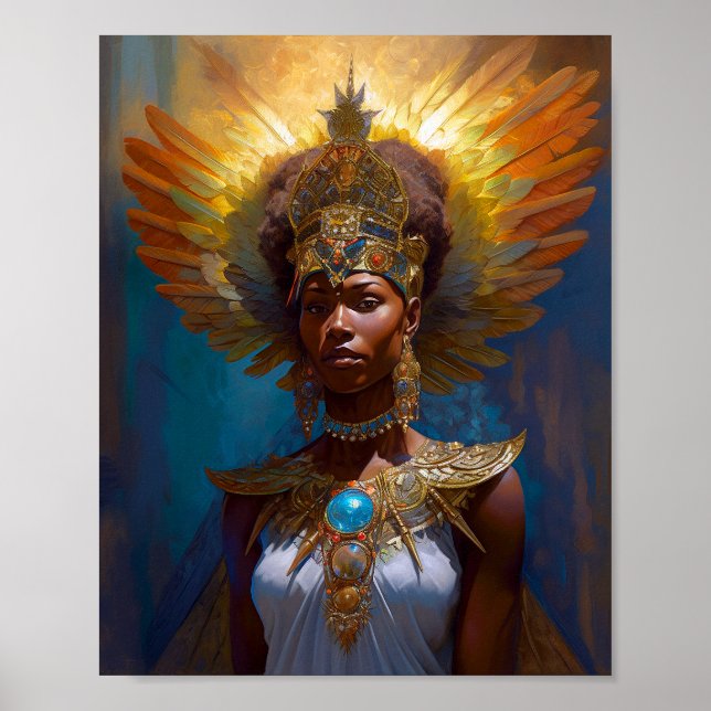 Queen Goddess Fantasy Art Poster (Front)