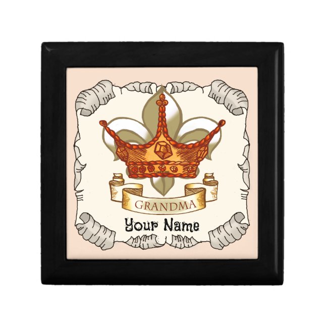 Queen Grandma Crown  Gift Box (Front)