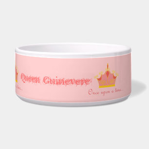 QUEEN GUINEVERE DOG BOWL - DISH - ENGLISH LADY