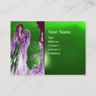 QUEEN GUINEVERE MONOGRAM BUSINESS CARD
