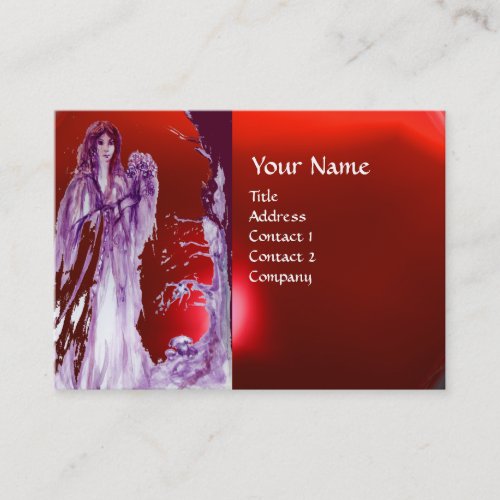 QUEEN GUINEVERE MONOGRAM BUSINESS CARD