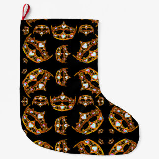 Queen Hearts Gold Crown Tiara black stocking