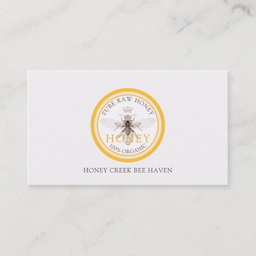 Queen Honey Bee Business Card