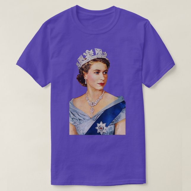 Queen II - Elizabeth England - Queen of England 19 T-Shirt (Design Front)
