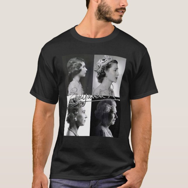 Queen II - Elizabeth England - Queen Of England T-Shirt (Front)