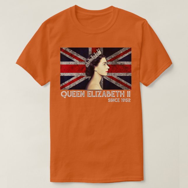 Queen II - ElizabethS England - Queen of England ( T-Shirt (Design Front)