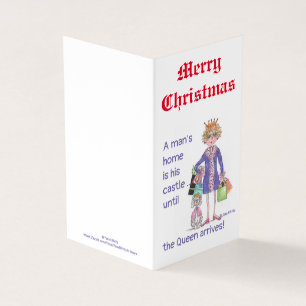 Queen in blue get equal treatment at home cartoon