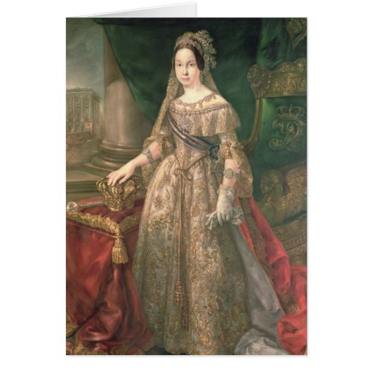 Queen Isabella II  1843 Cards (Front)