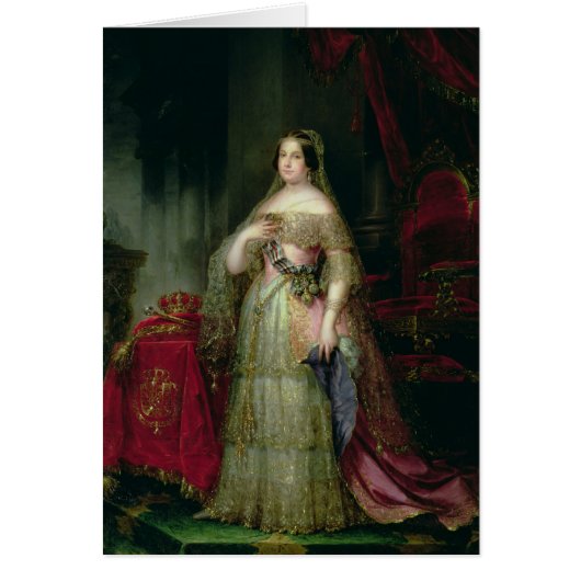 Queen Isabella II of Spain Cards (Front)