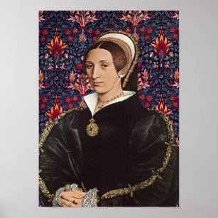 Queen Katherine Howard of  England Portrait Poster