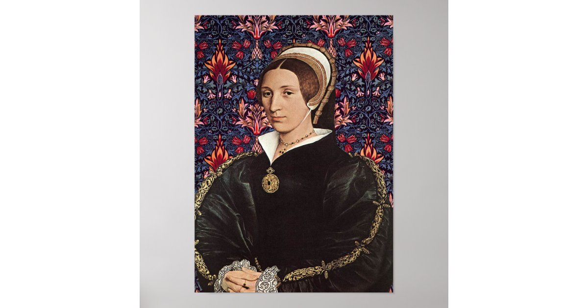 Queen Katherine Howard Of England Portrait Poster Zazzle Com