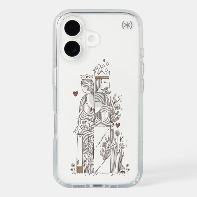 Queen+King Speck iPhone Case (Front)