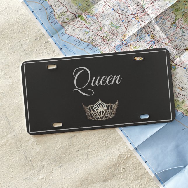 Queen License Plate (In Situ)