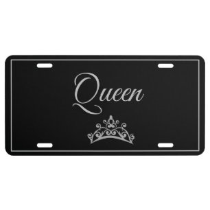 Queen License Plate