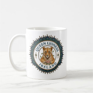 Queen Lioness. Ireland Coffee Mug