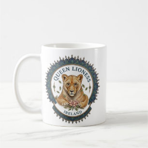 Queen Lioness. Ireland Coffee Mug