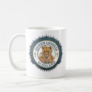 Queen Lioness. Scotland Coffee Mug