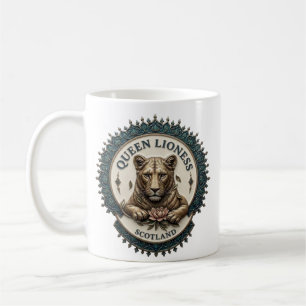 Queen Lioness. Scotland Coffee Mug