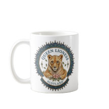 Queen Lioness. Scotland Coffee Mug