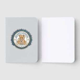 Queen Lioness USA Pocket Notebook