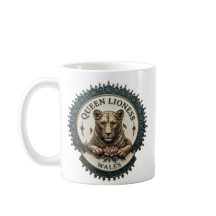 Queen Lioness. Wales Coffee Mug