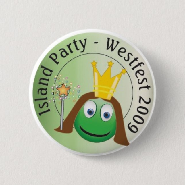 Queen Lo Party Button (Front)
