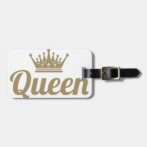 Queen Luggage Tag
