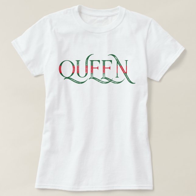 queen luxury outfit unique gift designer logo  T-Shirt (Design Front)