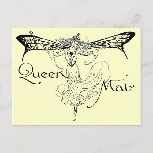 Queen Mab Fairy Postcard