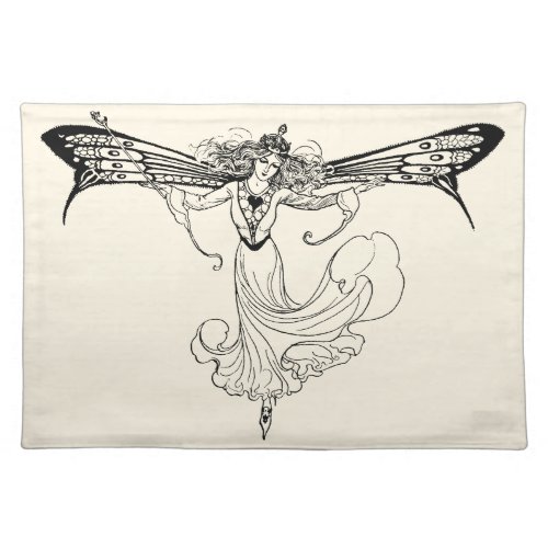 Queen Mab Fairy Queen of the Fairies Cloth Placemat