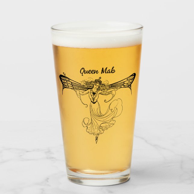 Queen Mab Fairy, Queen of the Fairies Glass (Front Filled)