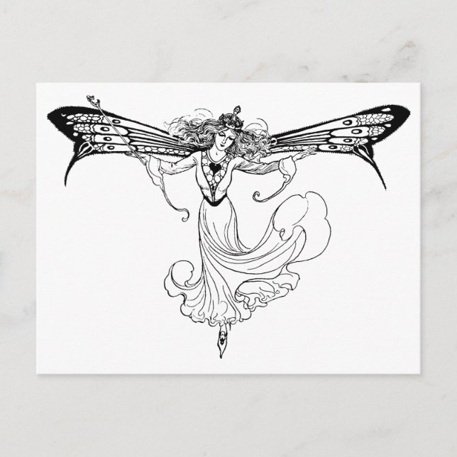 Queen Mab Fairy, Queen of the Fairies Postcard (Front)