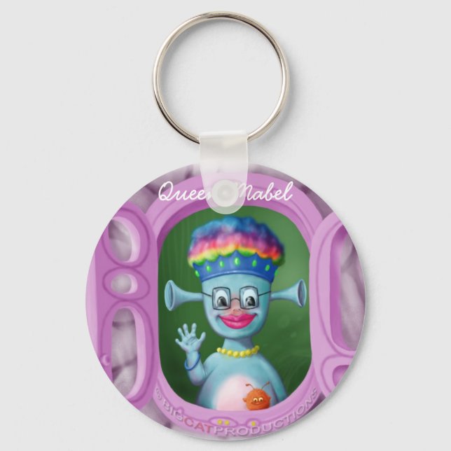 Queen Mabel & Cedric Keychain (Front)