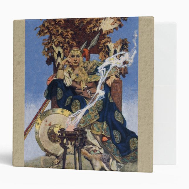 Queen Maeve Warrior Princess Fantasy Art Binder (Front/Inside)