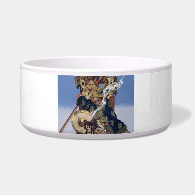 Queen Maeve Warrior Princess Fantasy Art Bowl (Front)
