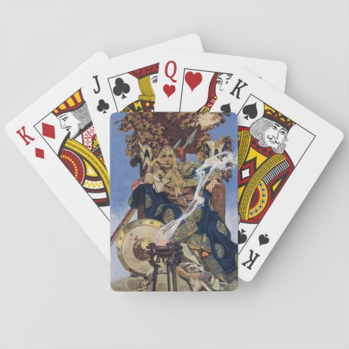 Queen Maeve Warrior Woman Princess Playing Cards