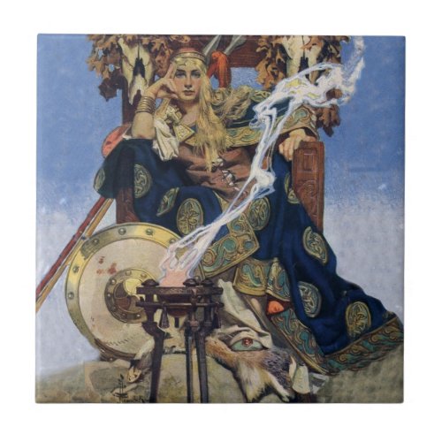 Queen Maeve Warrior Woman Princess Tile