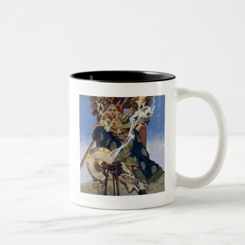 Queen Maeve Warrior Woman Princess Two_Tone Coffee Mug