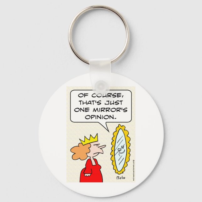 queen magic mirror one opinion fairest keychain (Front)