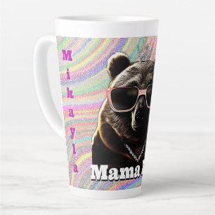 Queen Mama Bear Latte Mug