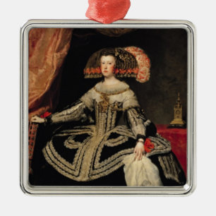 Queen Maria Anna of Austria, 1652 Metal Ornament