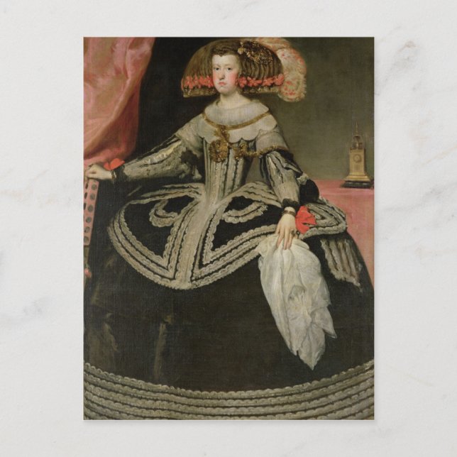Queen Maria Anna of Austria , c. 1652 Postcard (Front)