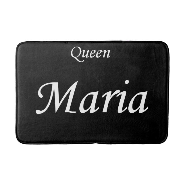 queen maria bathroom bathmat (Front)
