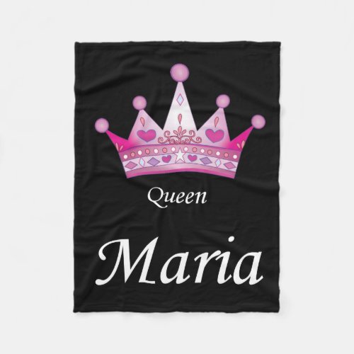 queen maria throw decorative fleece blanket