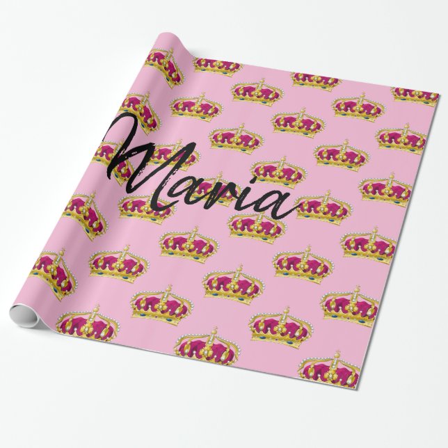 Queen Maria Wrapping Paper (Unrolled)