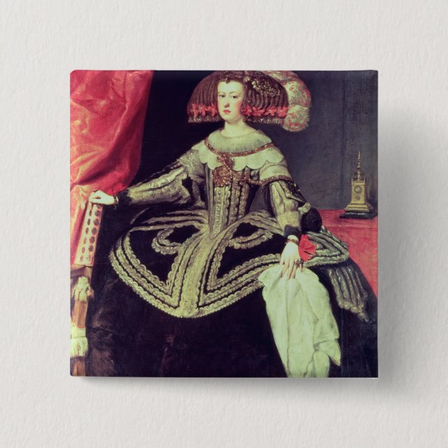 Queen Mariana of Austria  c.1653 Button (Front)