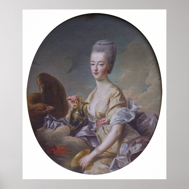 Queen Marie Antoinette by François Hubert Drouais Poster (Front)